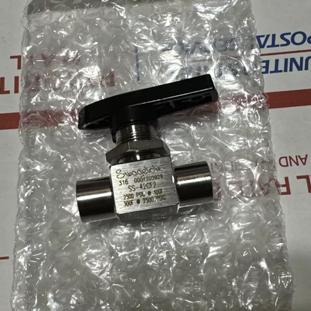 New Swagelok SS-42GF2 Stainless Steel 1-Piece 40G Series Ball Valve