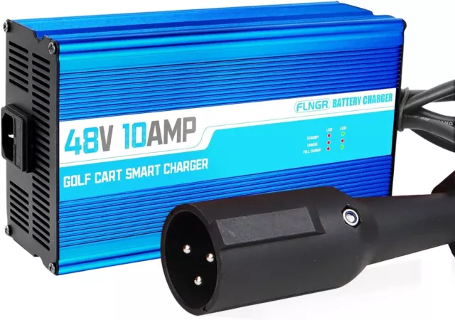 Flngr 48 Volt Golf Cart Battery Charger for Club Car6-10 Hours Full Charge10 ...