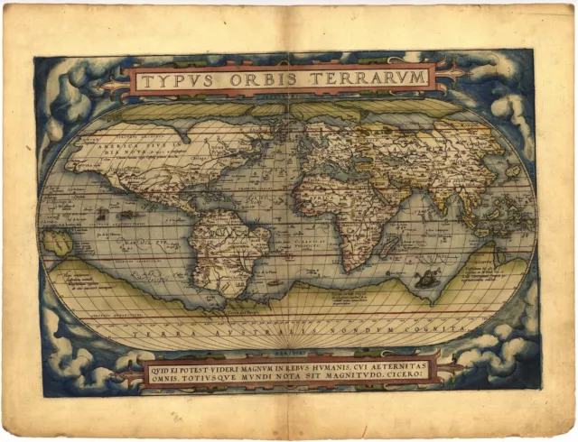 1570 THEATRUM ORBIS TERRARUM WORLDS FIRST ATLAS antique ABRAHAM ORTELIUS map DVD