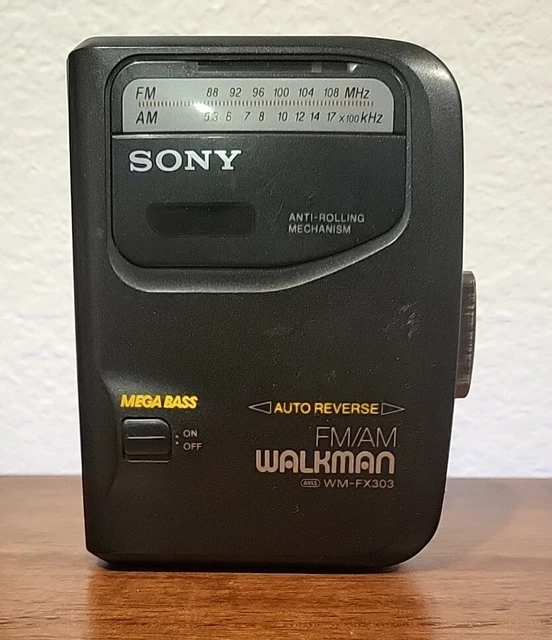 SONY WALKMAN WMFX303 FM/AM Radio Cassette Player AVLS WONT PLAY TAPES
