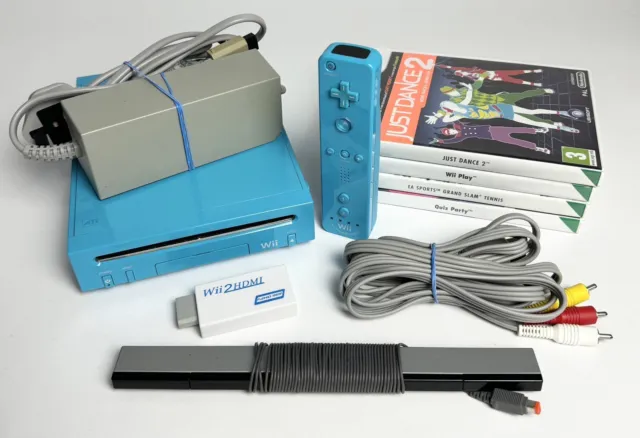 Nintendo Wii Blue Console