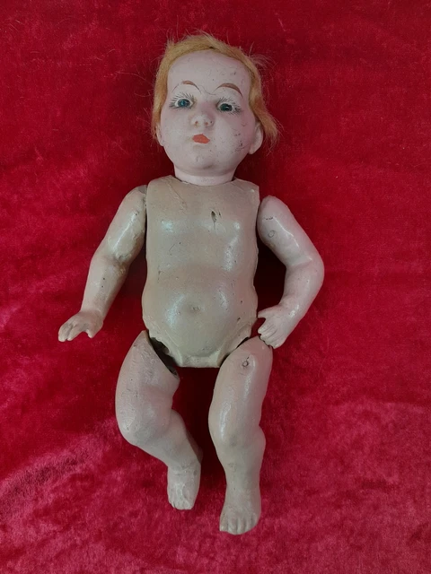 Poupée Ancienne Couty Pour Printemps Paris, Porcelaine, Taille Nuque CN1
