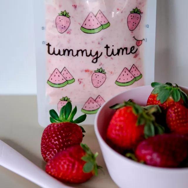 REUSABLE FOOD POUCH 150mL pouches kids baby safe BPA free ECO reduce