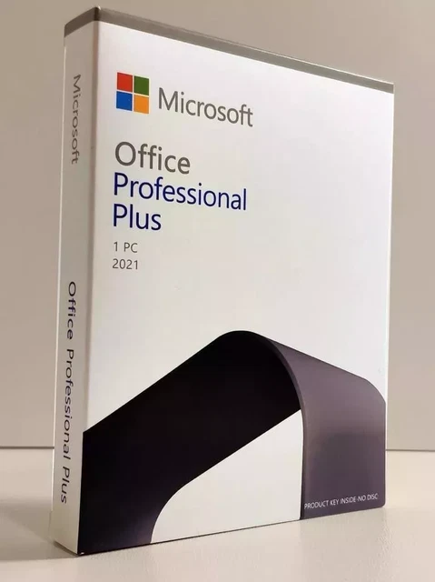 MICROSOFT OFFICE 2021 DVD - Professional Plus OFFICE SUITE WINDOWS £33. ...