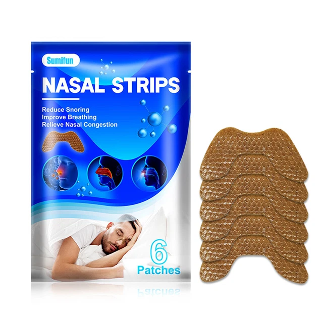 Anti Snoring Nasal Strip for Relief Nasal Congestion Allergic Rhinitis Sinusitis