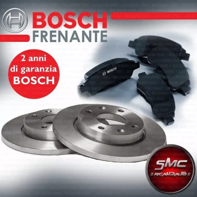 Kit Dischi Freno + Pastiglie Bosch Fiat Stilo 1,9 Jtd-Mjt 59/74/85/88 Kw