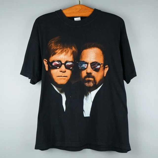 T-shirt vintage 1998 Elton John & Billy Joel