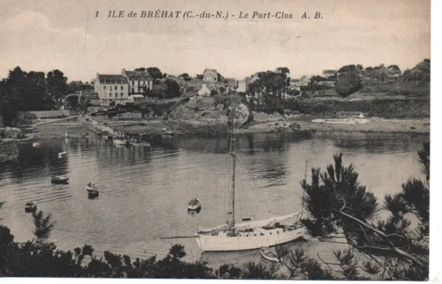 CPA - ILE de BRÉHAT - Le Port-Clos