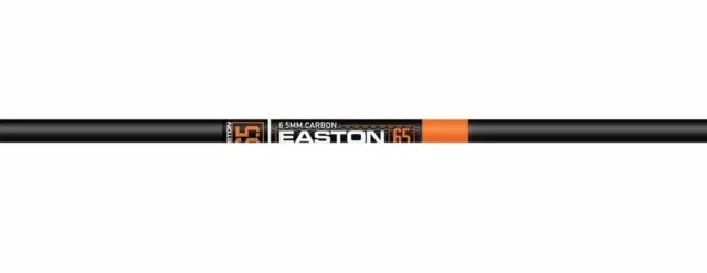 6 - Easton 6.5 BowHunter 300 Carbon Arrows with 2" Bully Vanes