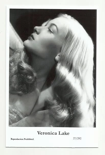 (Bx16) Veronica Lake Photo Card (27/292) Filmstar  Pin Up Glamour Girl Moviestar