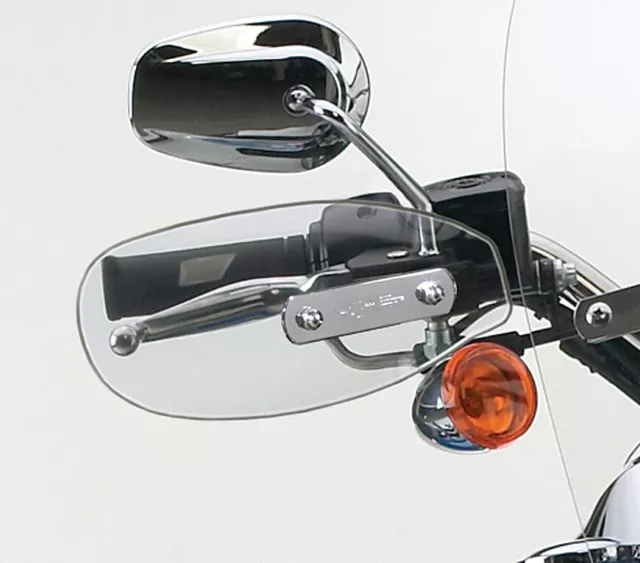 NC Handlebar Air Wind Deflector Set Clear Harley Super Glide CVO 99