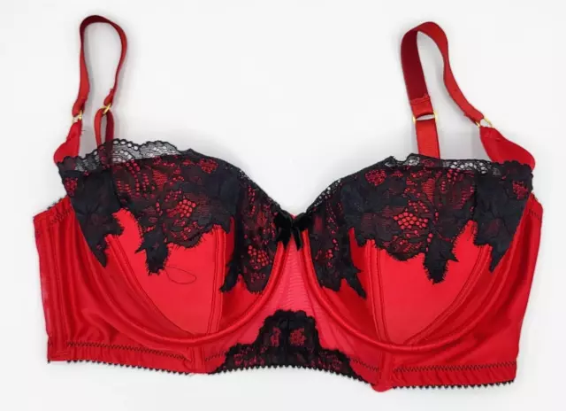 ANN SUMMERS RED Underwired Non Padded Pre-Owned Bra Size 38DD £7.99 -  PicClick UK