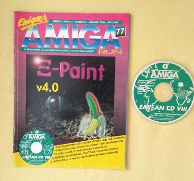Amiga Rivista Enigma AMIGA RUN n° 77 LUG-AGO 1996 CD N° 9 allegato  