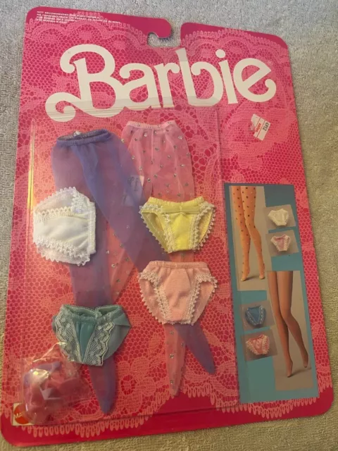 Vintage - Barbie - Fancy Frills Lingerie Underwear Mattel 1990