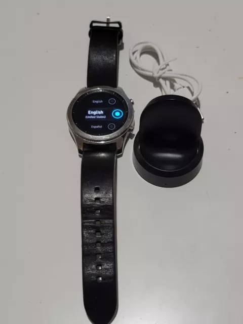 Samsung Gear S3 Classic Stainless Smart Watch With Docking Station Sm-R770