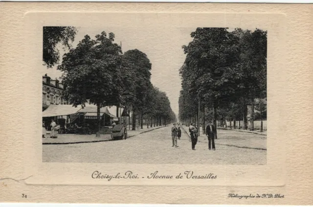 8193 cpa 94 Choisy le Roi - Avenue de Versailles
