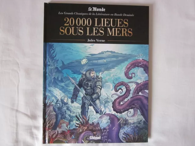 Bd - Le Monde - Glénat : 20 000 Lieues Sous Les Mers / Jules Verne