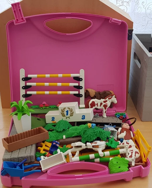 Valise De Rangement Playmobil Vintage - Accessoires Et Pièces Détachées