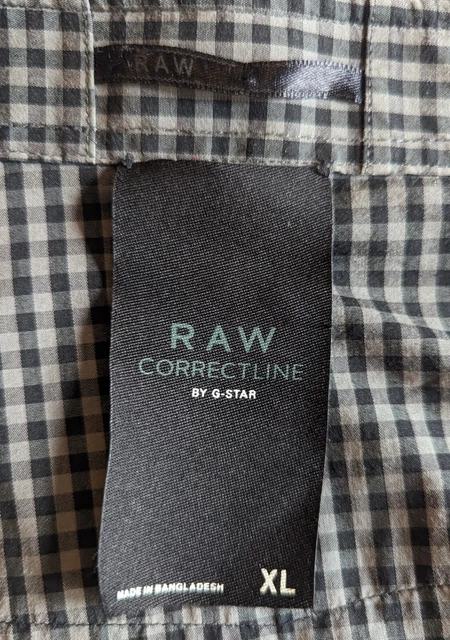 Chemise G-Star Raw Correctline Taille S Vert Olive - Poplin, Coupe Régulière, Neuve Avec étiquettes