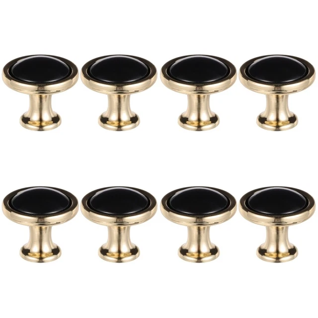 8 Pcs Cupboard Handles Black Door Handle Drawer Pulls Furniture