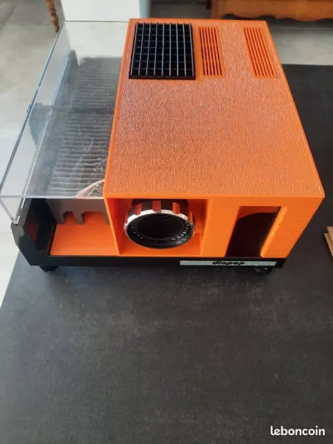 projecteur diapo DIAPOP Vintage orange pop