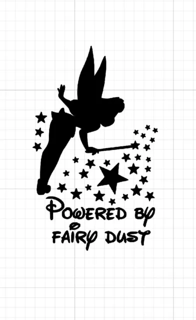 Powered by fairy dust - Vinyl Stickers