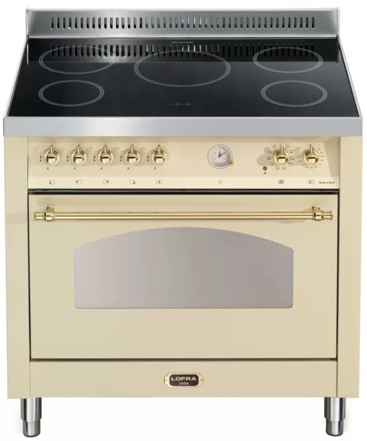 LOFRA - DOLCEVITA INDUKTION - SINGLE OVEN 90cm - RBIG 96 MFT/ 5 I - Ivory Messin