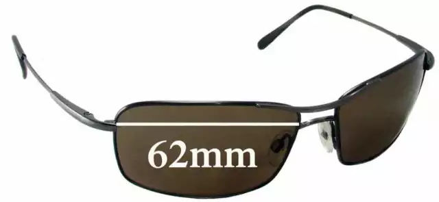 SFx Replacement Sunglass Lenses fits Serengeti Dante - 62mm Wide