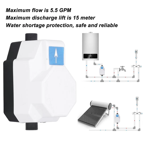 24V Water Pump Automatic Small Centrifugal Pump For Heater Pipeline