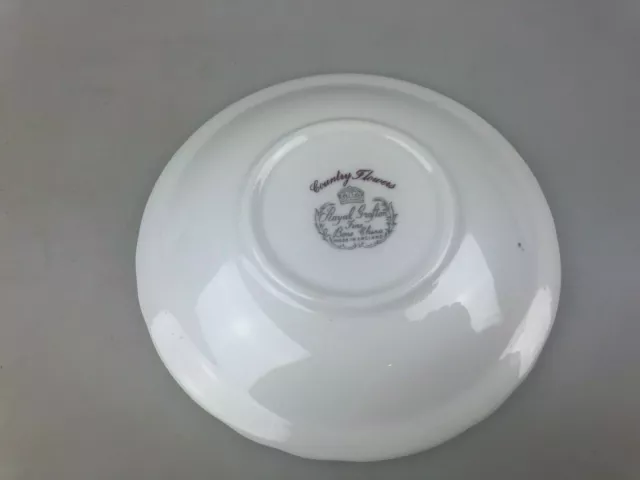 Vintage Royal Grafton - Pin Dish - Country Flowers - 12Cm Wide - Bone China 2