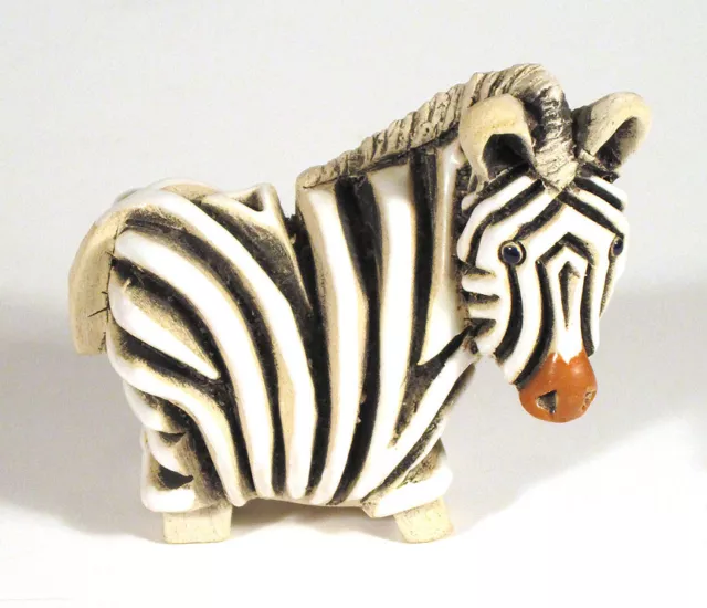 1970s Vintage STUDIO DE ROSA ARTESANIA RINCONADA Uruguay ZEBRA FIGURINE Pottery