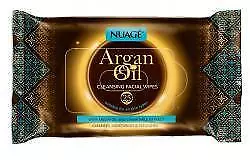 Nuage Argan Oil Cleansing Facial Wipes 2x25pk