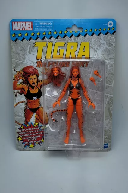 Marvel Legends TIGRA Retro Cardback Hasbro NIB SEALED Marvel Legends TIGRA Retro Cardback Hasbro NIB SEALED