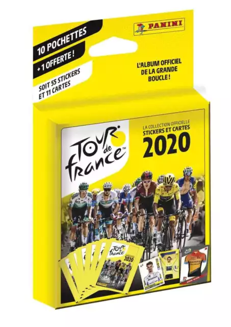 PANINI TOUR DE FRANCE 2020 - Eco-blister de 10 pochettes + 1 OFFERTE - PA7