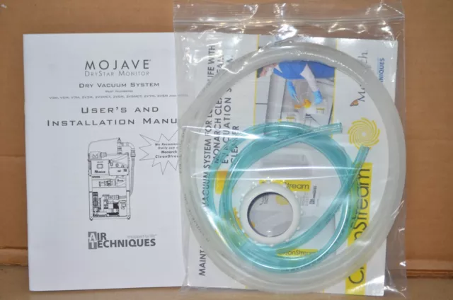 Air Techniques Mojave Dry Vacuum System Lines & Manual