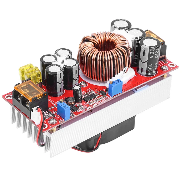 DC-DC 10V-60V To 12V-97V 1500W 30A Voltage Step-Up Converter Boost CC CV Module