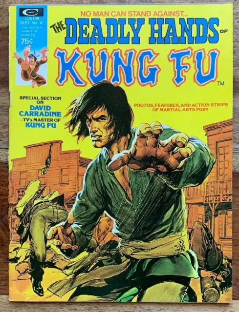 Deadly Hands of Kung Fu #4 Magazine. (Marvel 1974) VF- condition