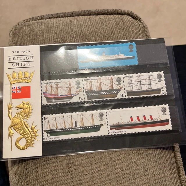 GB QE2 1969 British Ships GPO Presentation Pack No.5 royal mail mint