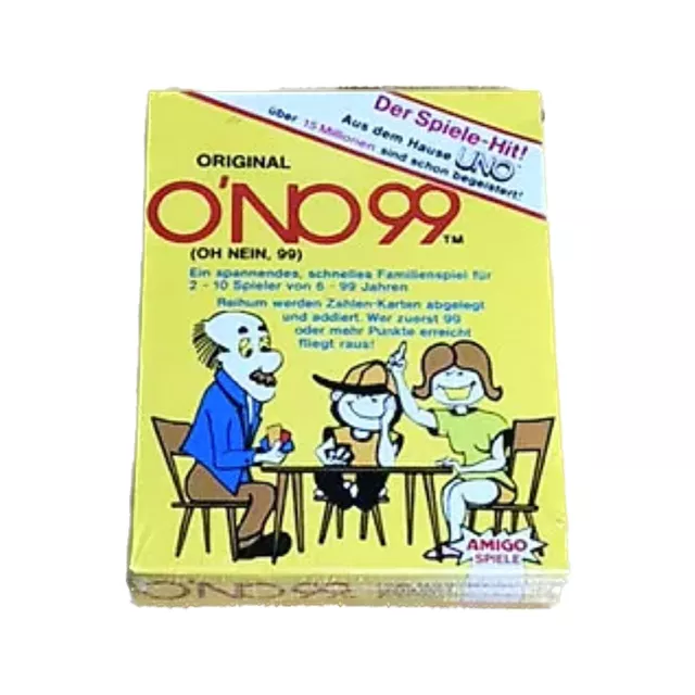 O´NO 99 - Ono 99 Oh nein 99 - Mattel Games Kartenspiel 1992 KOMPLETT EUR  32,00 - PicClick DE
