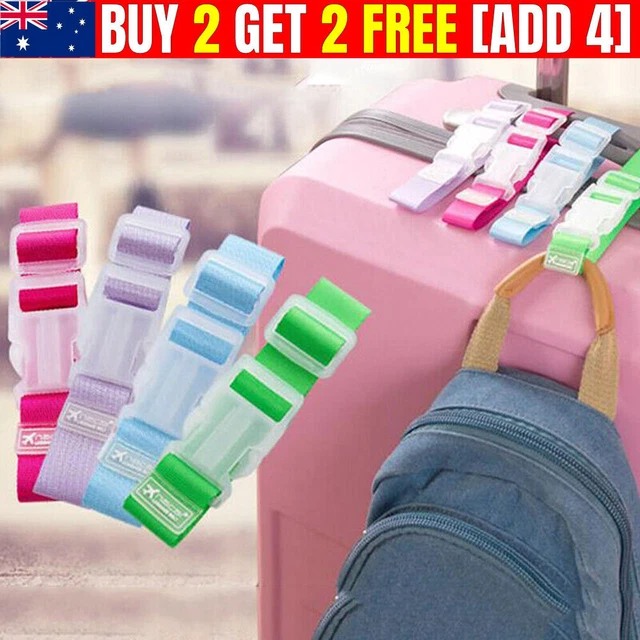 Luggage Case Straps Suitcase Clip Belt Buckle Travel Accessories Gift 7Colors #T