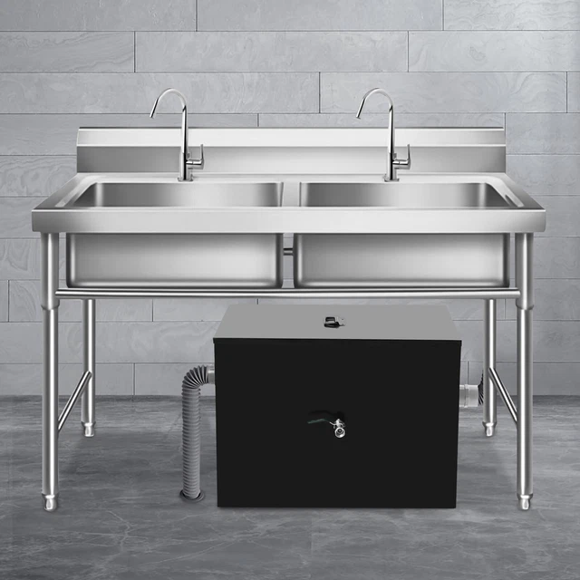 30lb Grease Trap Interceptor Commercial Stainless Steel Restaurant Interceptor