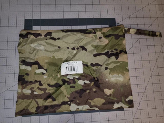 Bag (EMPTY) Pongimc Wet Weather OCP Zipper Poncho Rainsuit Rain Suit Bag New