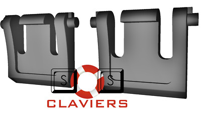 Pieds de remplacement pour clavier Corsair K55 RGB PRO 