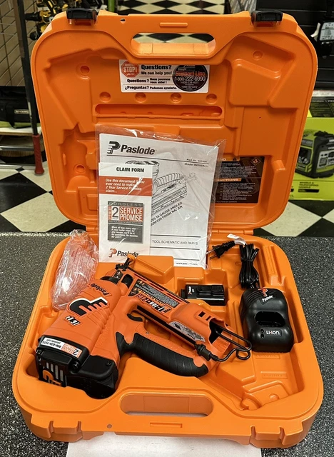 PASLODE Angled 2.5-in 16G Cordless Finish Nailer (Battery & Charger Included) PASLODE Angled 2.5-in 16G Cordless Finish Nailer (Battery & Charger Included)