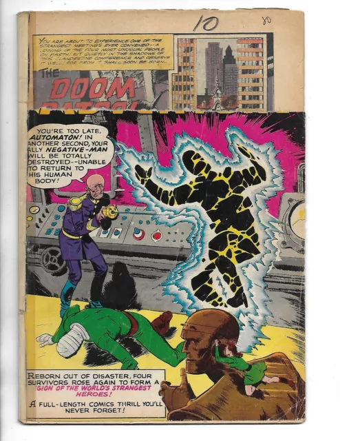 MY GREATEST ADVENTURE #80 Intro/Origin THE DOOM PATROL! Bruno Premiani Art! 1963