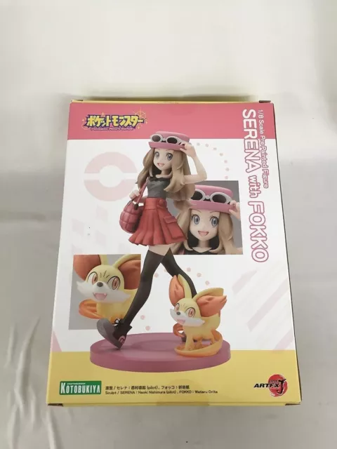 Kotobukiya ARTFX J Pokemon Series Serena with Fennekin 1/8 scale PVC Figure Used 2