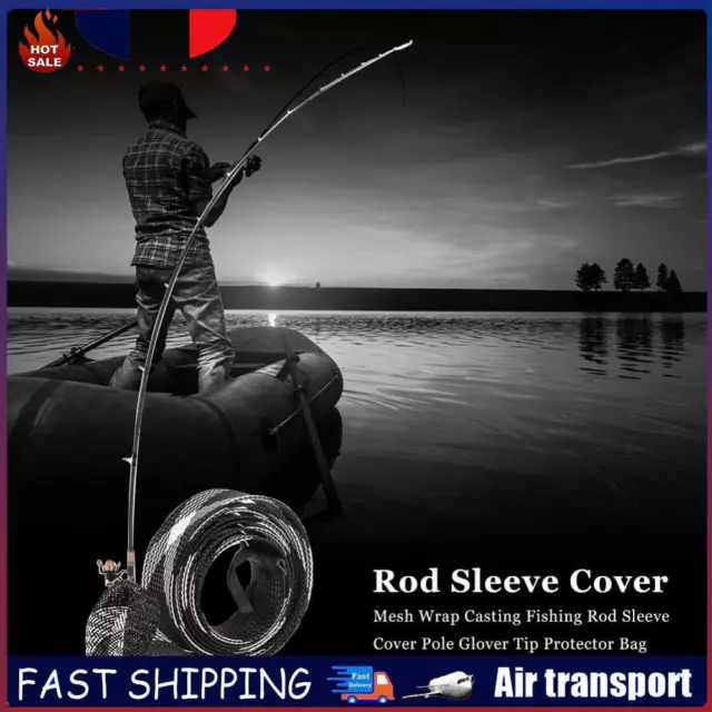 190CM CASTING FISHING Rod Cover 35mm Width Anti-slip Sheath Tools