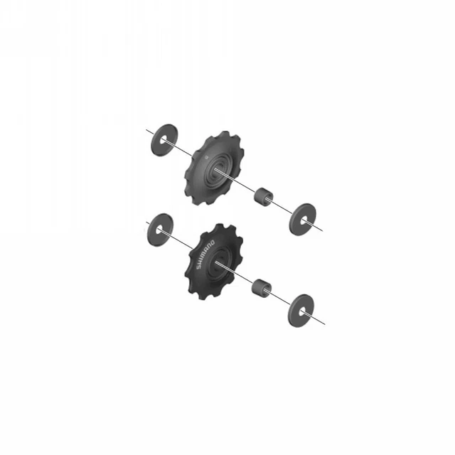 Guide-poulie De Dérailleur Arrière De VTT En Aluminium Léger Et Haute Resistance Noir Et Rouge 97167170
