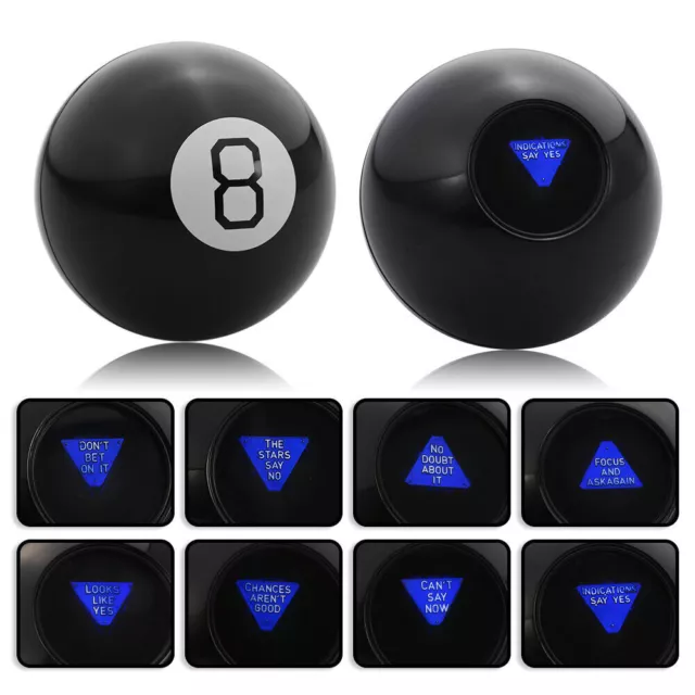 Black 8 Predict Magic Ball Party Prop Gift for Kids Fun Spherical Toy Portable