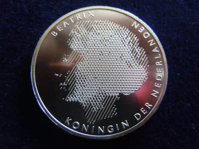 50 Gulden 1989 Beatrix, 300 J. König William, 25 g 925er Silber, unc !!! 3